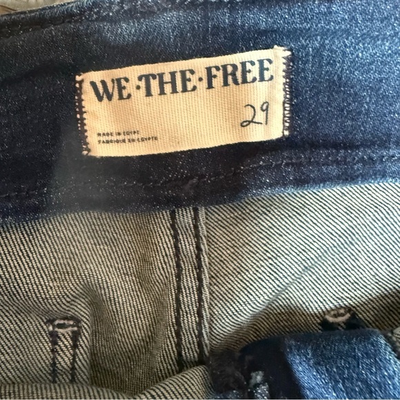 We the Free Level Up Slit Bootcut Jeans in Sunburst Blue - Picture 12 of 13